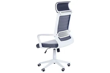 Kontorstol Leader Grå/hvit - Grå/hvit - Møbler - Stoler - Kontorstol & skrivebordsstol