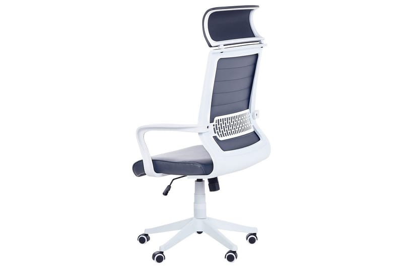 Kontorstol Leader Grå/hvit - Grå/hvit - Møbler - Stoler - Kontorstol & skrivebordsstol