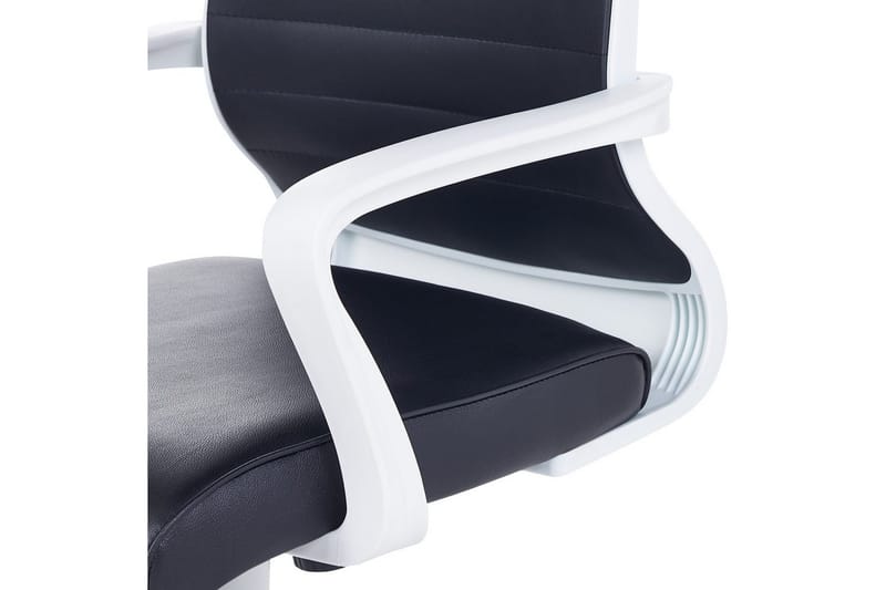 Kontorstol Leader Svart/Hvit - Svart/Hvit - Møbler - Stoler - Kontorstol & skrivebordsstol