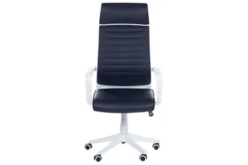 Kontorstol Leader Svart/Hvit - Svart/Hvit - Møbler - Stoler - Kontorstol & skrivebordsstol