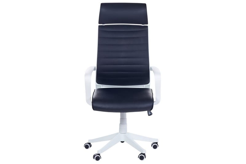 Kontorstol Leader Svart/Hvit - Svart/Hvit - Møbler - Stoler - Kontorstol & skrivebordsstol