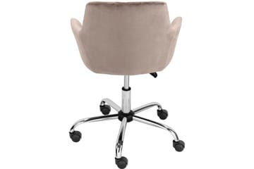 Kontorstol Loft24 Kontorstol Perry taupe Taupe - Møbler - Stoler - Kontorstol & skrivebordsstol
