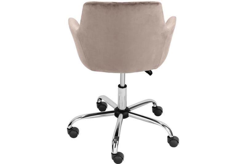 Kontorstol Loft24 Kontorstol Perry taupe Taupe - Møbler - Stoler - Kontorstol & skrivebordsstol