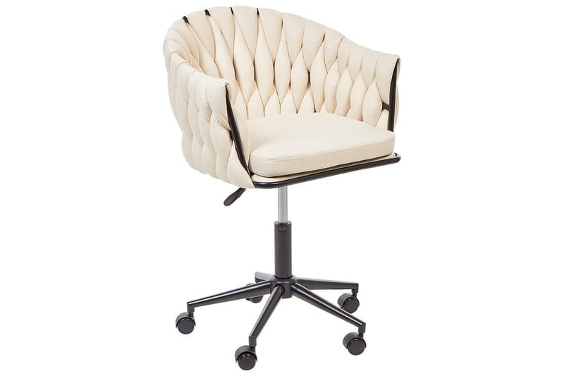 Kontorstol Milan Beige/svart - Beige/svart - Møbler - Stoler - Kontorstol & skrivebordsstol