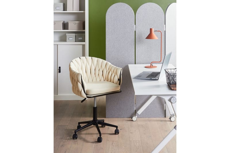 Kontorstol Milan Beige/svart - Beige/svart - Møbler - Stoler - Kontorstol & skrivebordsstol
