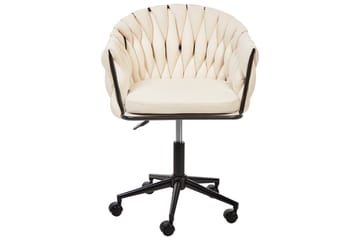Kontorstol Milan Beige/svart - Beige/svart - Møbler - Stoler - Kontorstol & skrivebordsstol