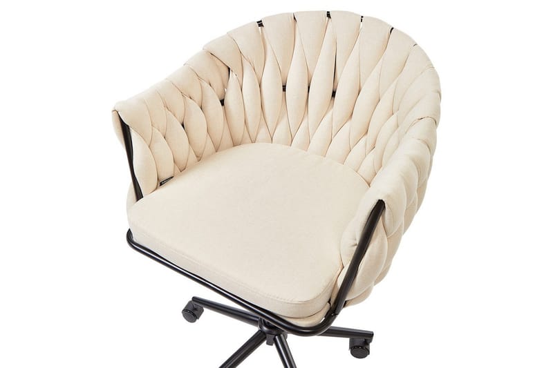 Kontorstol Milan Beige/svart - Beige/svart - Møbler - Stoler - Kontorstol & skrivebordsstol