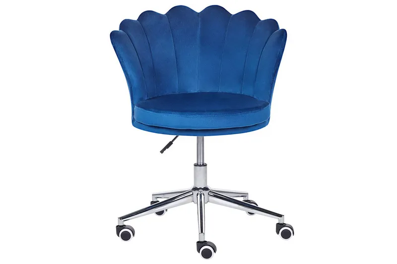 Kontorstol Monticello Blå/Svart/Sølv - Blå/Svart/Sølv - Møbler - Stoler - Kontorstol & skrivebordsstol