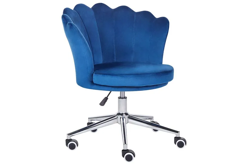 Kontorstol Monticello Blå/Svart/Sølv, Blå/Svart/Sølv