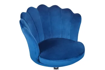 Kontorstol Monticello Blå/Svart/Sølv - Blå/Svart/Sølv - Møbler - Stoler - Kontorstol & skrivebordsstol