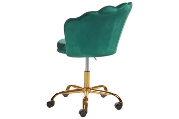 Kontorstol Monticello Grønn/gull/svart - Grønn/gull/svart - Møbler - Stoler - Kontorstol & skrivebordsstol