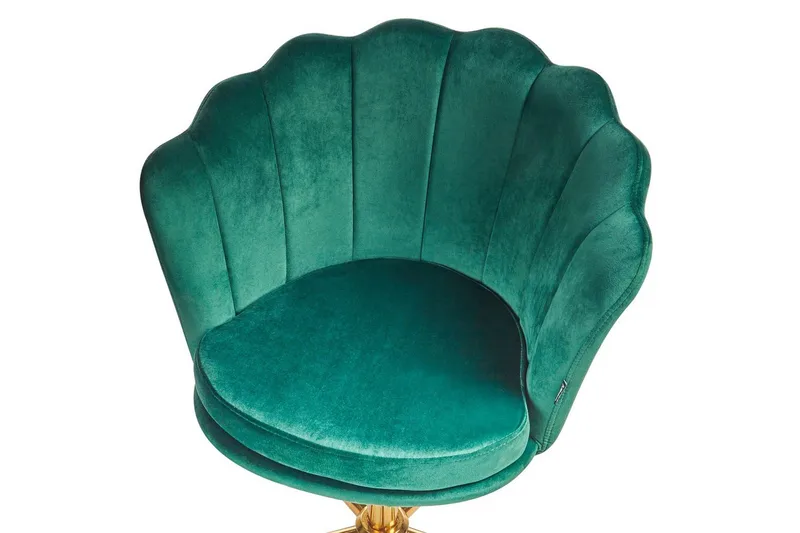 Kontorstol Monticello Grønn/gull/svart - Grønn/gull/svart - Møbler - Stoler - Kontorstol & skrivebordsstol