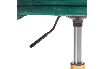 Kontorstol Monticello Grønn/gull/svart - Grønn/gull/svart - Møbler - Stoler - Kontorstol & skrivebordsstol