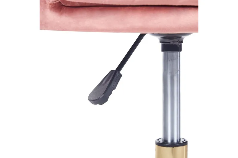 Kontorstol Monticello Rosa/gull/svart - Rosa/gull/svart - Møbler - Stoler - Kontorstol & skrivebordsstol