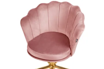 Kontorstol Monticello Rosa/gull/svart - Rosa/gull/svart - Møbler - Stoler - Kontorstol & skrivebordsstol