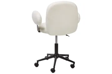 Kontorstol Moraga Hvit/Svart - Hvit/Svart - Møbler - Stoler - Kontorstol & skrivebordsstol