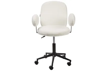 Kontorstol Moraga Hvit/Svart - Hvit/Svart - Møbler - Stoler - Kontorstol & skrivebordsstol