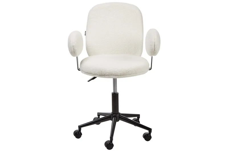 Kontorstol Moraga Hvit/Svart - Hvit/Svart - Møbler - Stoler - Kontorstol & skrivebordsstol