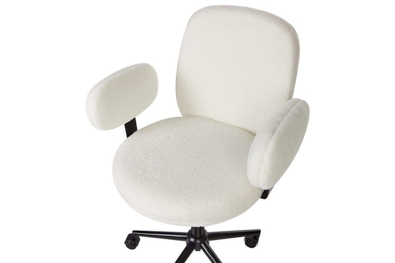 Kontorstol Moraga Hvit/Svart - Hvit/Svart - Møbler - Stoler - Kontorstol & skrivebordsstol