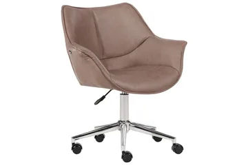 Kontorstol Newdale Lysebrun - Lysebrun - Møbler - Stoler - Kontorstol & skrivebordsstol