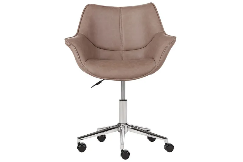 Kontorstol Newdale Lysebrun - Lysebrun - Møbler - Stoler - Kontorstol & skrivebordsstol