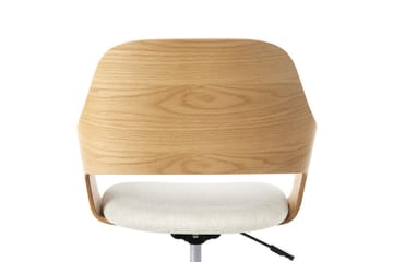 Kontorstol Novato - Lyst tre, beige - Møbler - Stoler - Kontorstol & skrivebordsstol