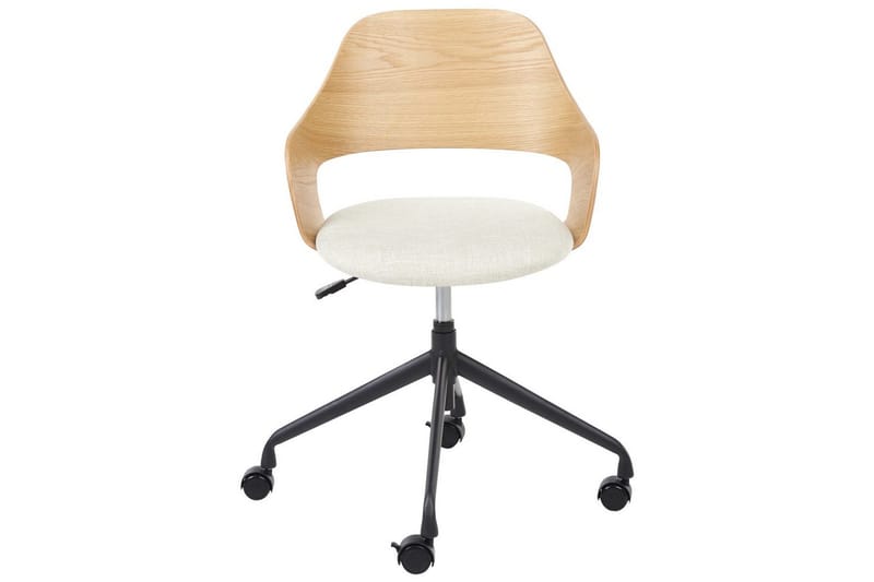 Kontorstol Novato - Lyst tre, beige - Møbler - Stoler - Kontorstol & skrivebordsstol