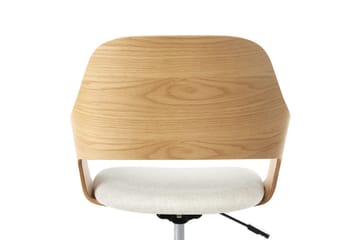 Kontorstol Novato - Lyst tre, beige - Møbler - Stoler - Kontorstol & skrivebordsstol