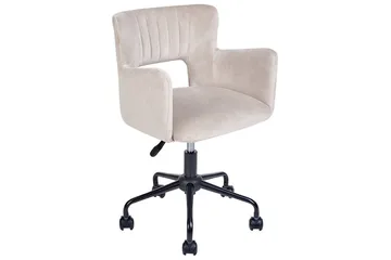 Kontorstol Sanilac Beige/Grå/Svart - Beige/Grå/Svart - Møbler - Stoler - Kontorstol & skrivebordsstol