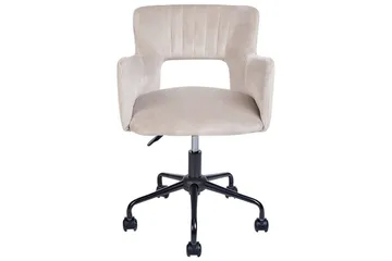 Kontorstol Sanilac Beige/Grå/Svart - Beige/Grå/Svart - Møbler - Stoler - Kontorstol & skrivebordsstol