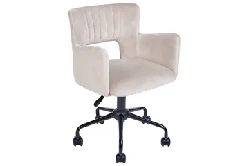 Kontorstol Sanilac Beige/Grå/Svart - Beige/Grå/Svart - Møbler - Stoler - Kontorstol & skrivebordsstol