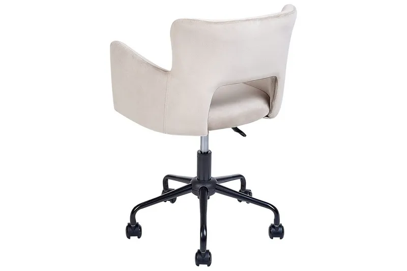 Kontorstol Sanilac Beige/Grå/Svart - Beige/Grå/Svart - Møbler - Stoler - Kontorstol & skrivebordsstol