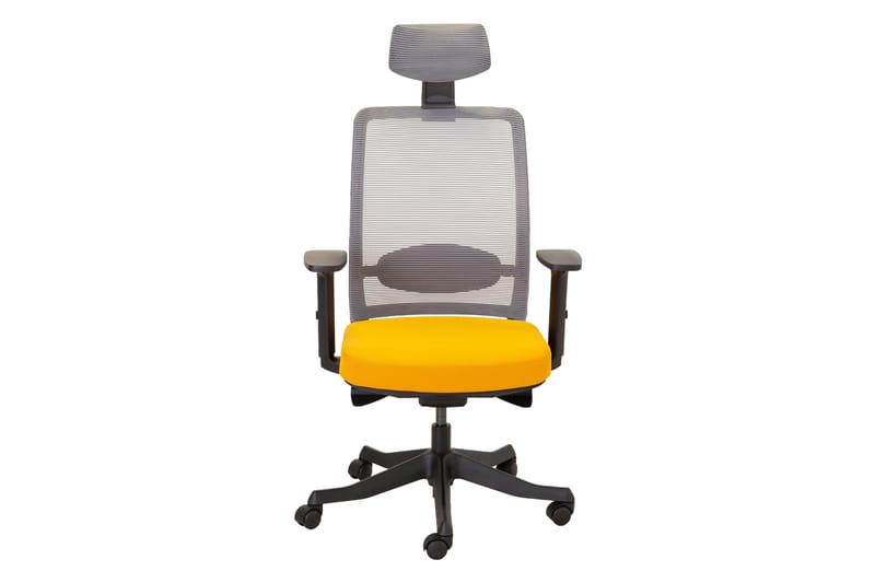 Anggun Kontorstol - Gul/Grå - Møbler - Stoler - Kontorstol & skrivebordsstol