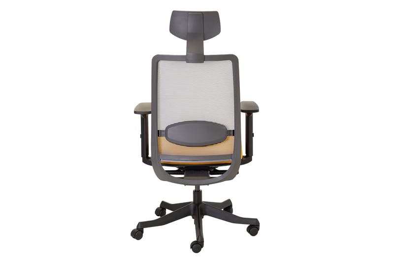 Anggun Kontorstol - Gul/Grå - Møbler - Stoler - Kontorstol & skrivebordsstol