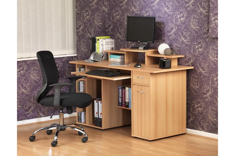 Atlanta Kontorstol Hev- og Senkbar Svart - Dorel Home - Møbler - Stoler - Kontorstol & skrivebordsstol