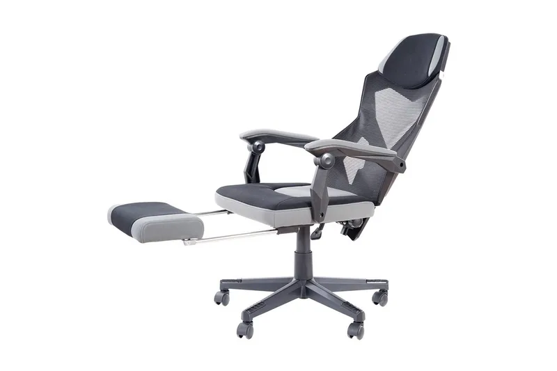 Balneario Kontorstol Justerbar - Svart/Grå - Møbler - Stoler - Kontorstol & skrivebordsstol