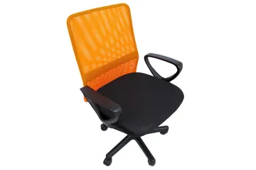 Belinda Kontorstol Svart/Oransje - Møbler - Stoler - Kontorstol & skrivebordsstol
