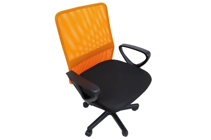 Belinda Kontorstol Svart/Oransje - Møbler - Stoler - Kontorstol & skrivebordsstol