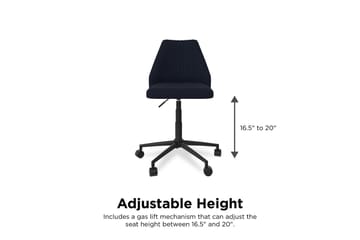 Brittany Kontorstol Marineblå - Novogratz - Møbler - Stoler - Kontorstol & skrivebordsstol