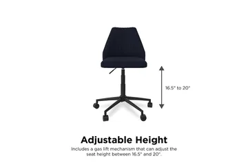 Brittany Kontorstol Marineblå - Novogratz - Møbler - Stoler - Kontorstol & skrivebordsstol