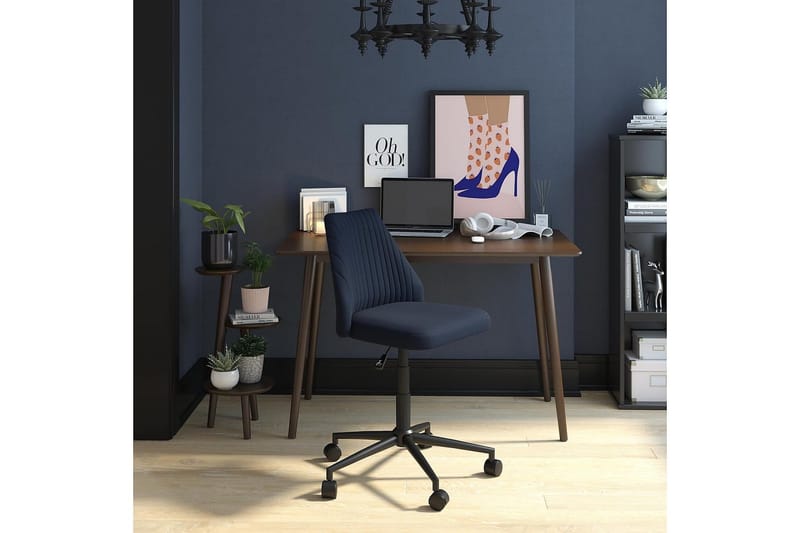 Brittany Kontorstol Marineblå - Novogratz - Møbler - Stoler - Kontorstol & skrivebordsstol