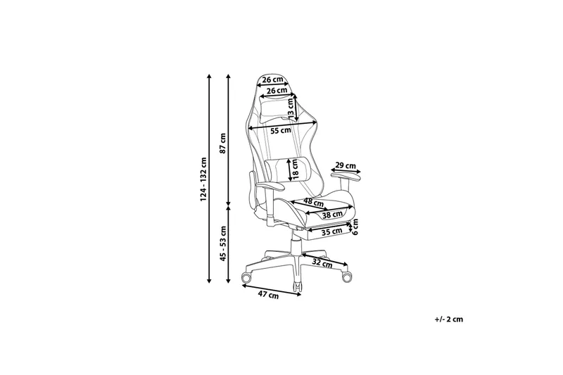 Brunnevik Gamingstol - Svart - Møbler - Stoler - Gamingstol