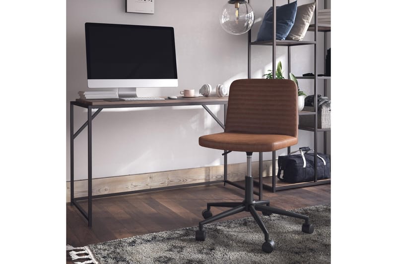 Corey Kontorstol Hev- og Senkbar Brun - Queer Eye - Møbler - Stoler - Kontorstol & skrivebordsstol