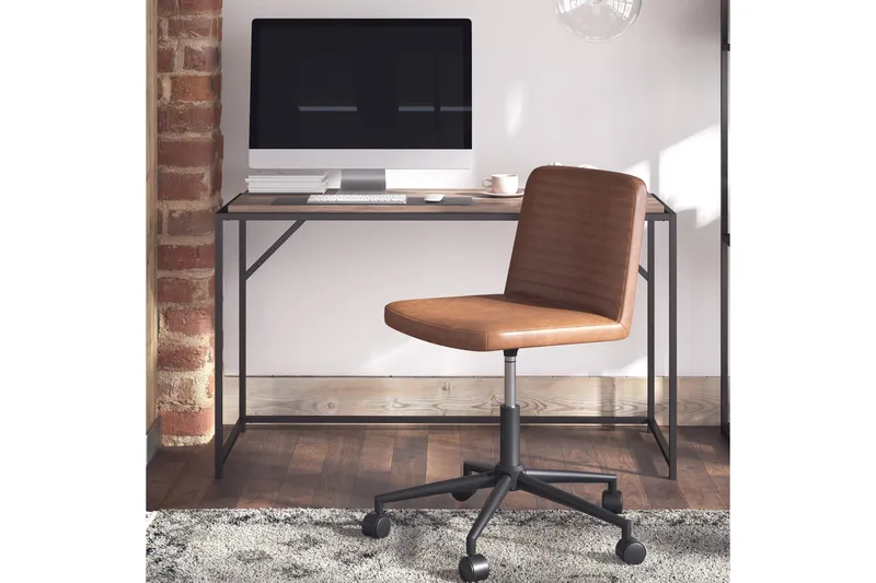 Corey Kontorstol Hev- og Senkbar Brun - Queer Eye - Møbler - Stoler - Kontorstol & skrivebordsstol