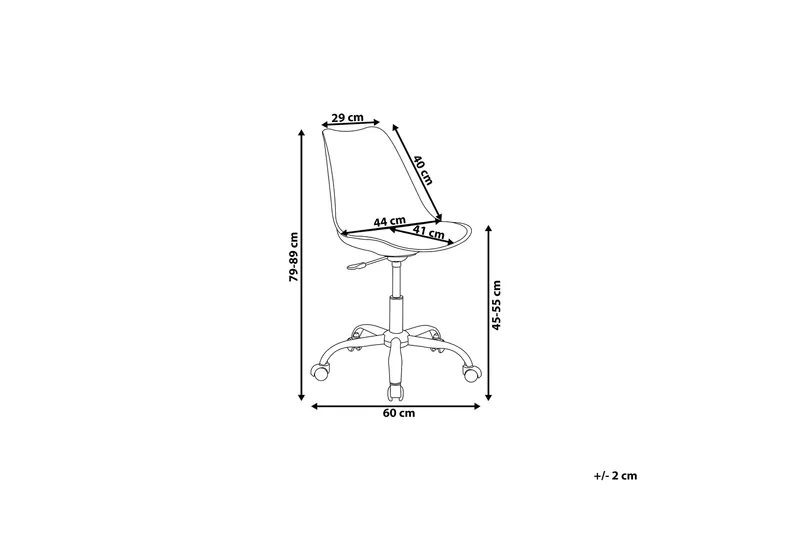 Dakota Ii Kontorstol - Hvit - Møbler - Stoler - Kontorstol & skrivebordsstol