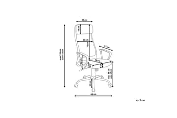 Hanfling Kontorstol - Hvit - Møbler - Stoler - Kontorstol & skrivebordsstol