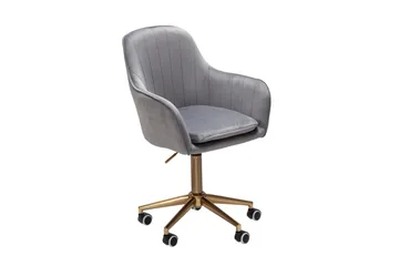 Hubdam kontorstol - Grå/Sølv - Møbler - Stoler - Kontorstol & skrivebordsstol