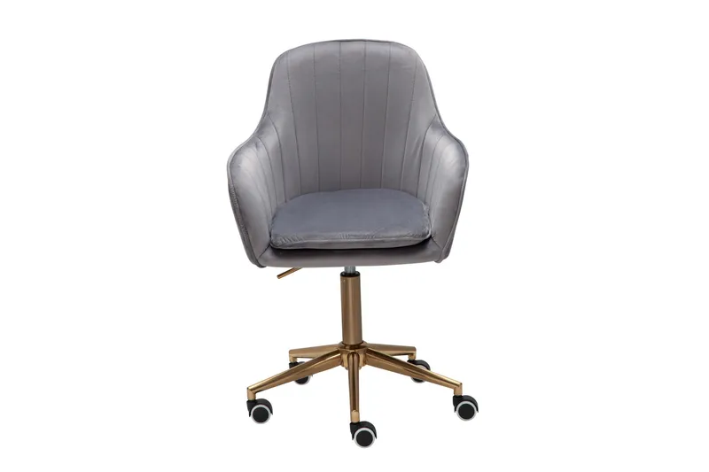 Hubdam kontorstol - Grå/Sølv - Møbler - Stoler - Kontorstol & skrivebordsstol