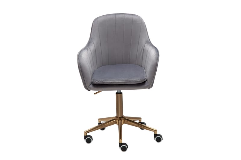 Hubdam kontorstol - Grå/Sølv - Møbler - Stoler - Kontorstol & skrivebordsstol