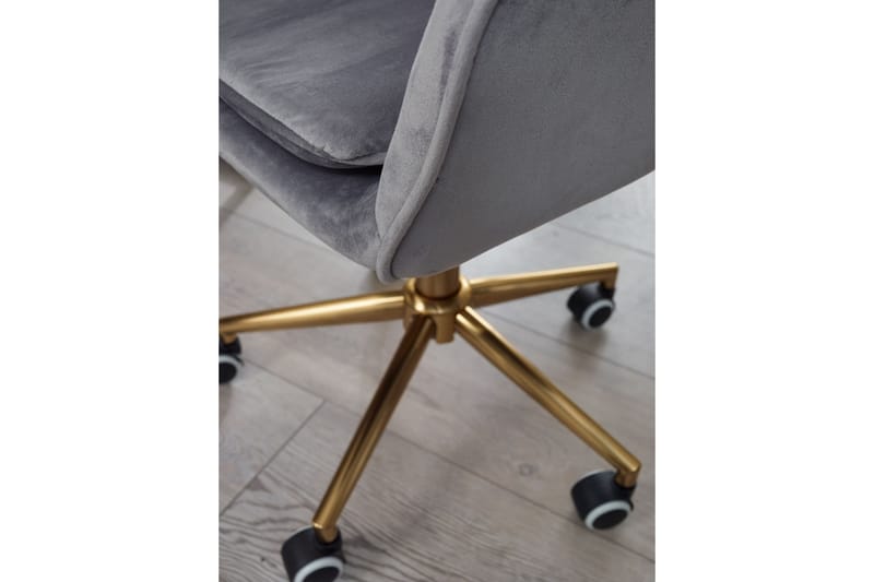 Hubdam kontorstol - Grå/Sølv - Møbler - Stoler - Kontorstol & skrivebordsstol